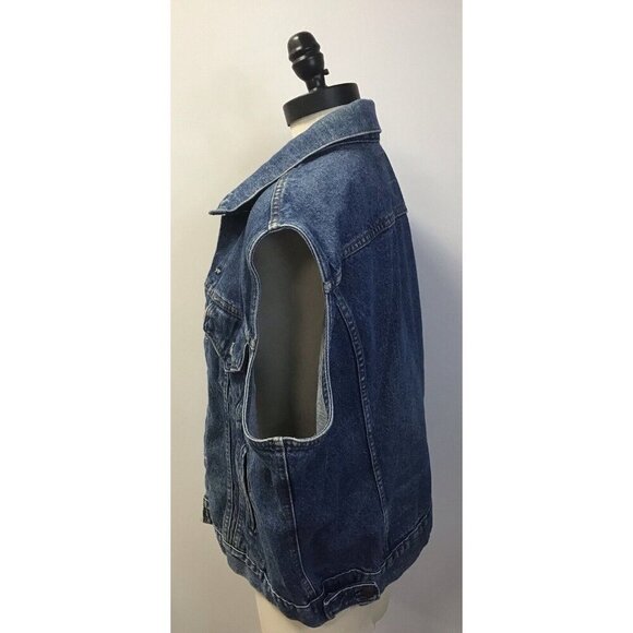Vintage 80-90 Levi’s Trucker Vest Men’s XL - Picture 3 of 6